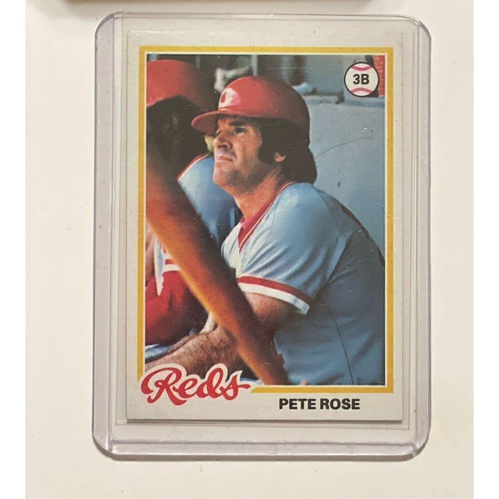 1978 Pete Rose Topps in mint condition/grade #20 comp in pics!!!